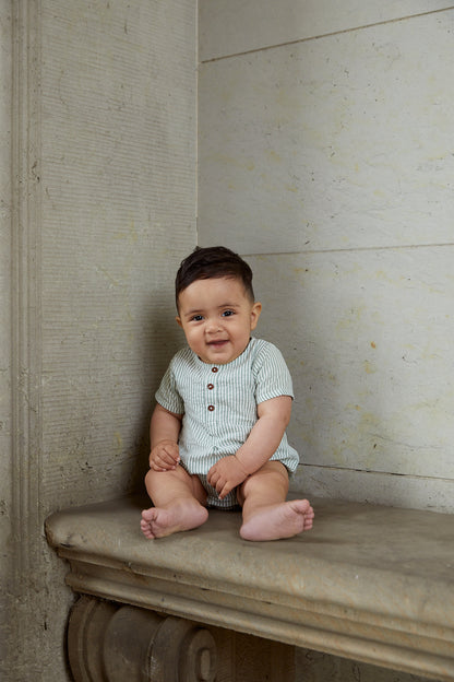 Seersucker Romper