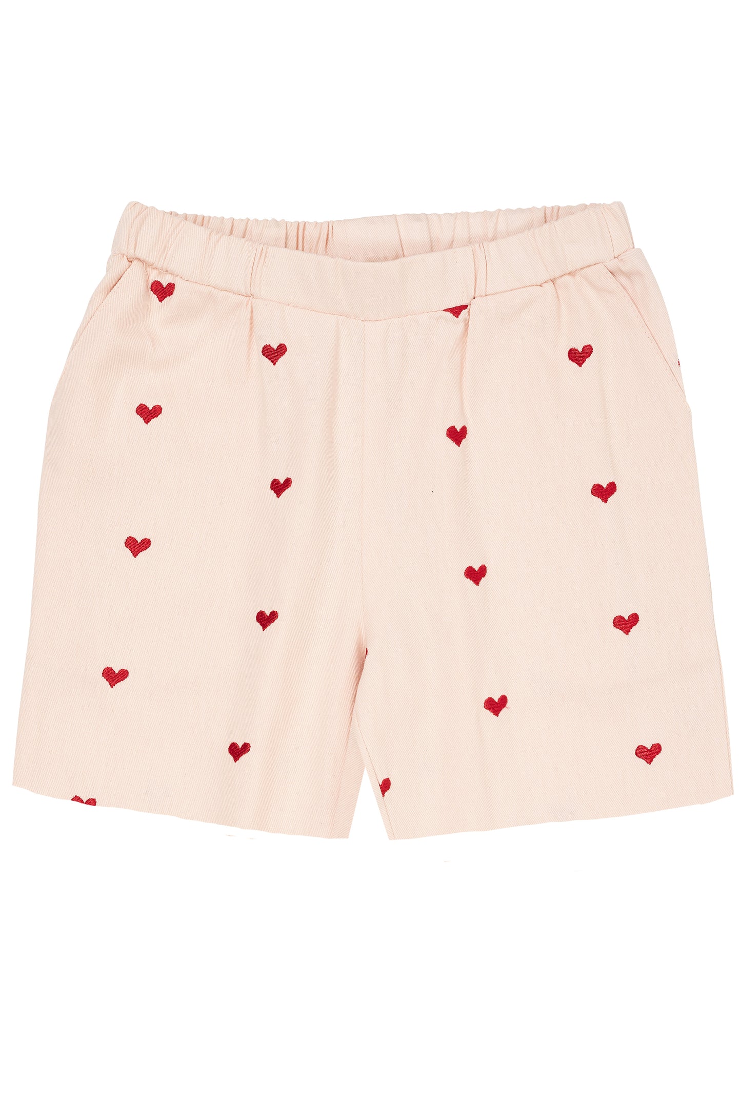 Twill Heart Shorts